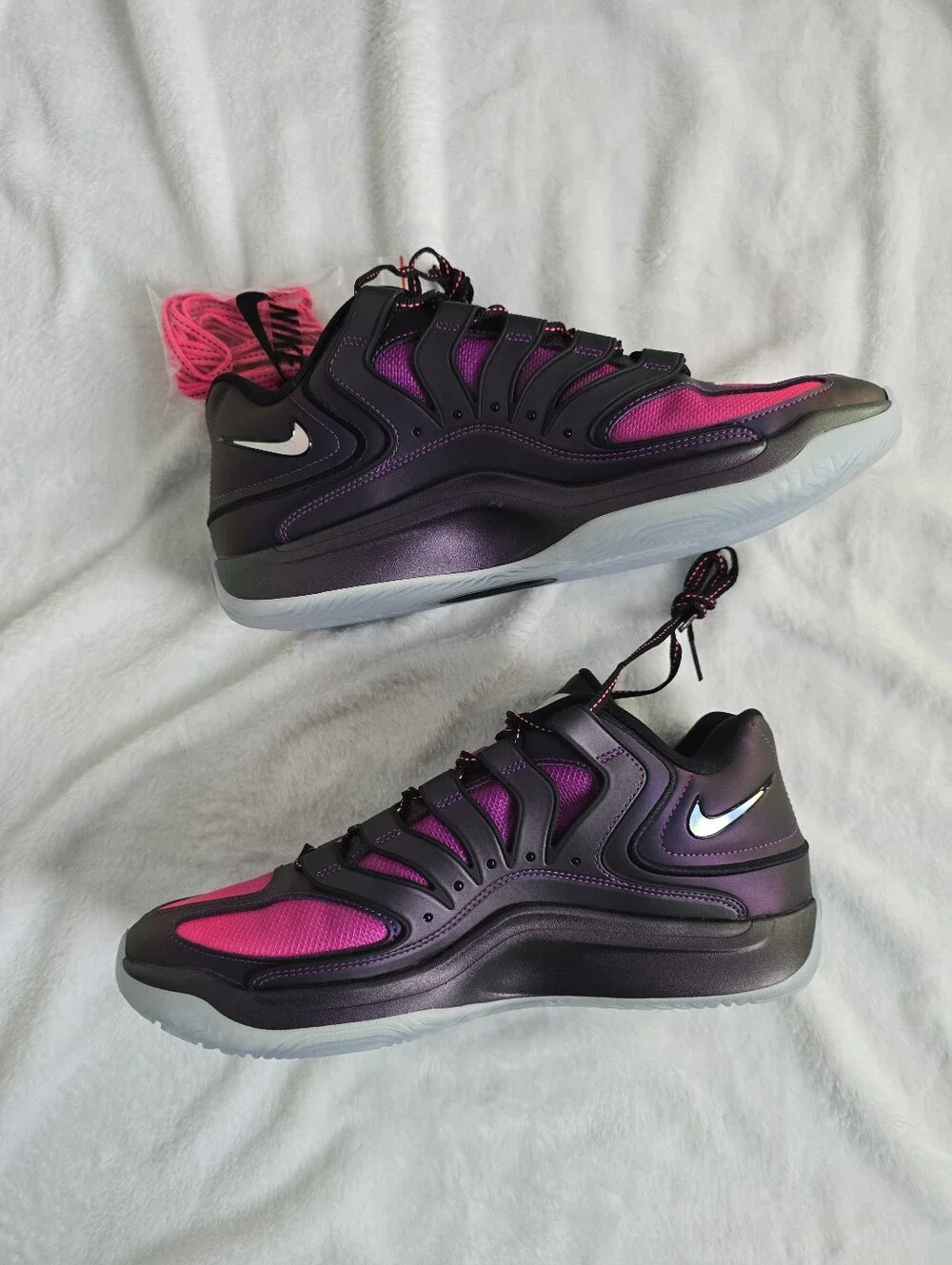Nike KD 18 SE Eggplant Vivid Purple Black Basketball IM5843-500 Men's Size 11.5 - Picture 3 of 5